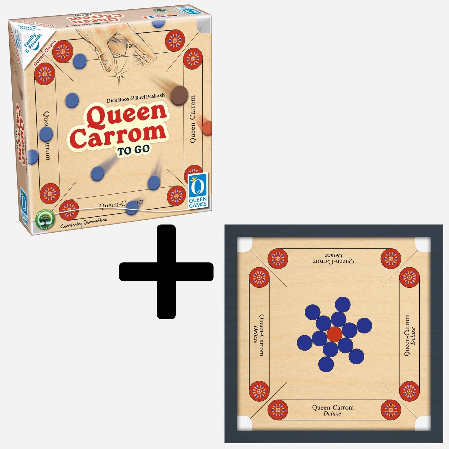Queen Carrom - To Go - Bundle