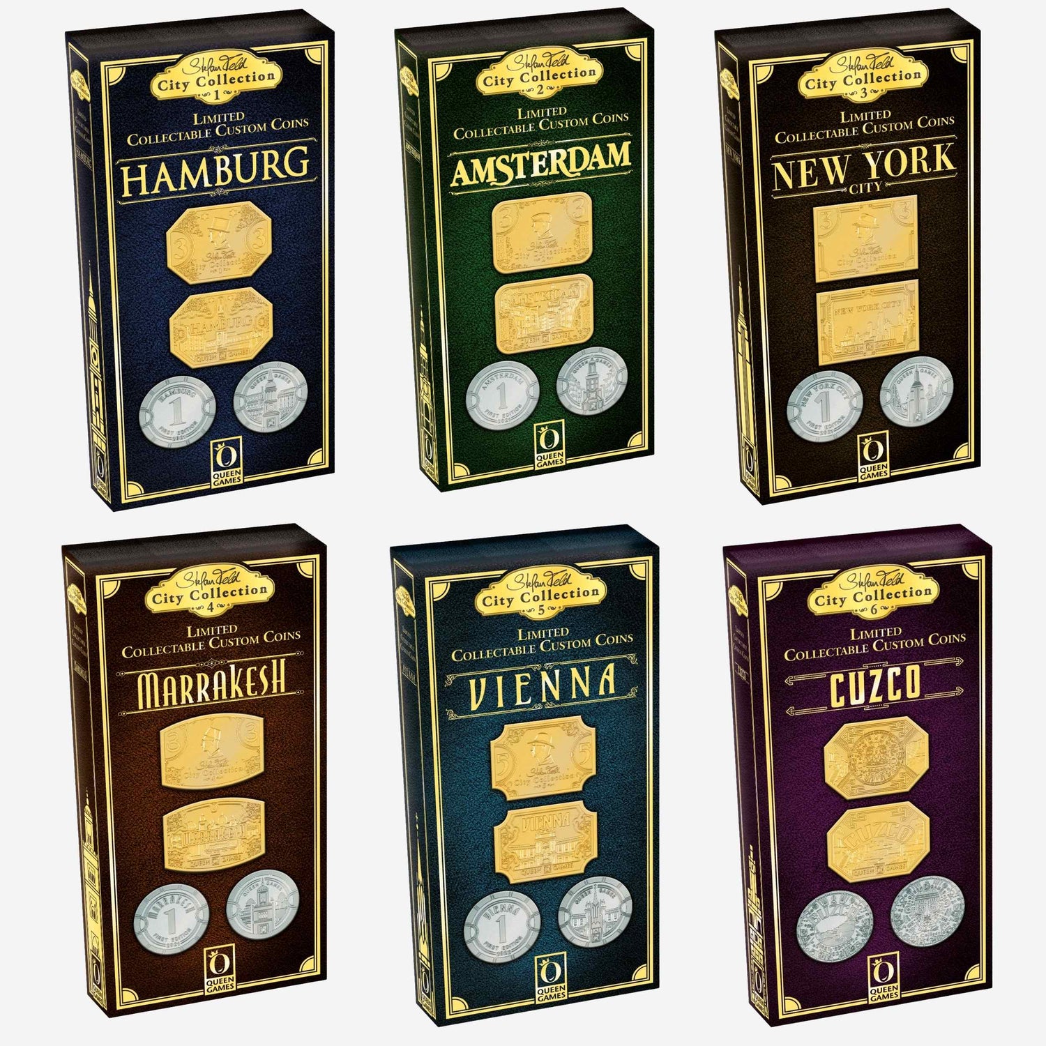 Coin Set - Stefan Feld City Collection