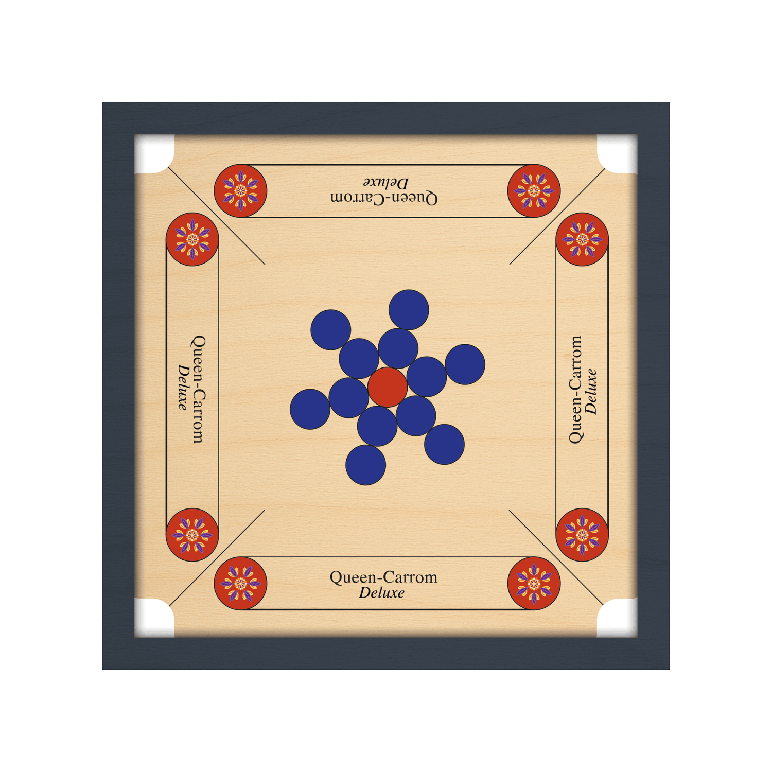 Queen Carrom - To Go Deluxe
