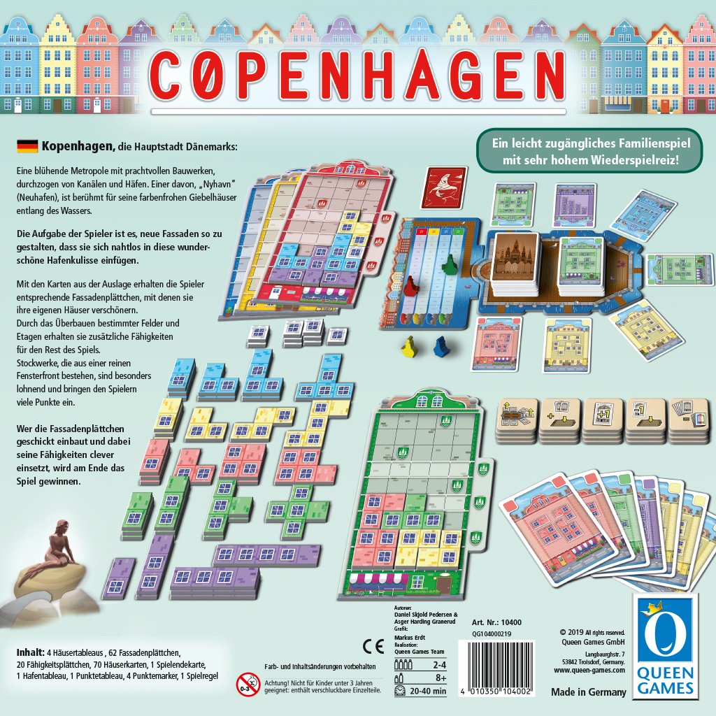Graphic of back of Copenhagen game box.