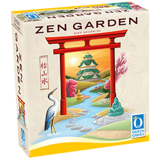3D graphic of the Zen Garden game box.